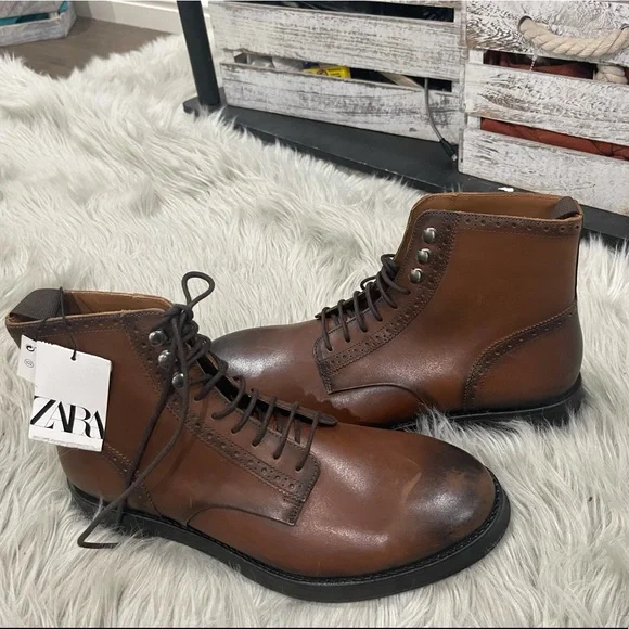Zara | Shoes | Zara Men High Boots | Poshmark display picture 2